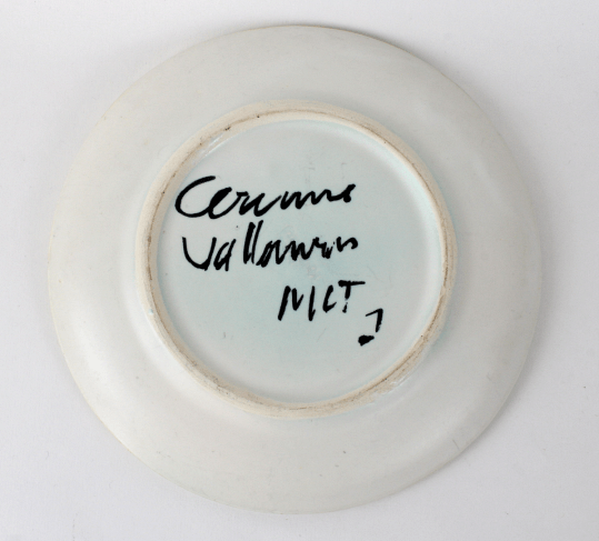 Assiettes en céramique Marie-Christine Treinen Vallauris