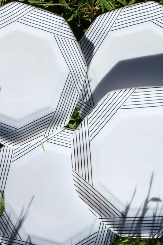 Vintage Assiettes à dessert Octime Arcopal années 80