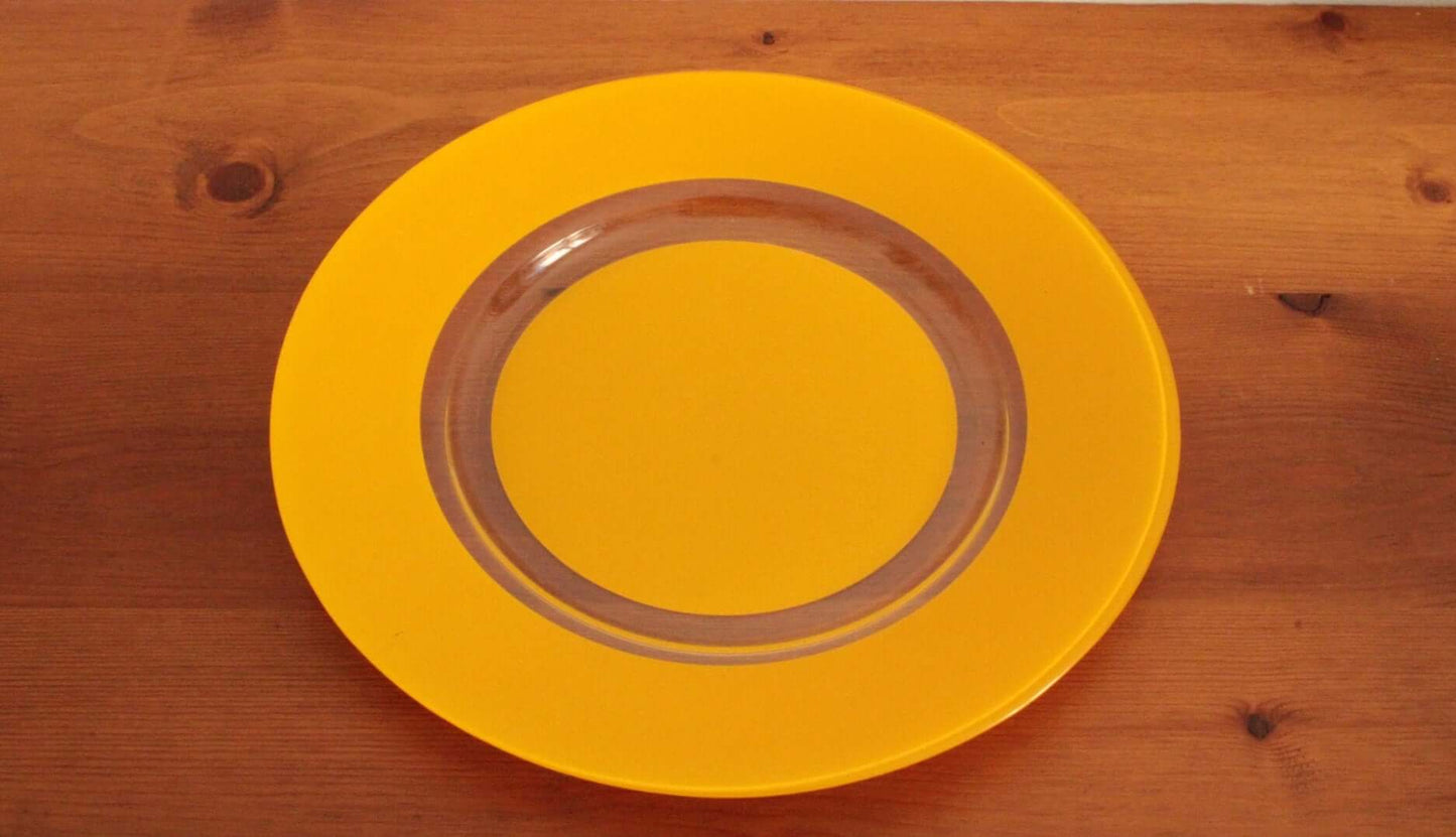 Vintage Assiettes plates Duralex colorées