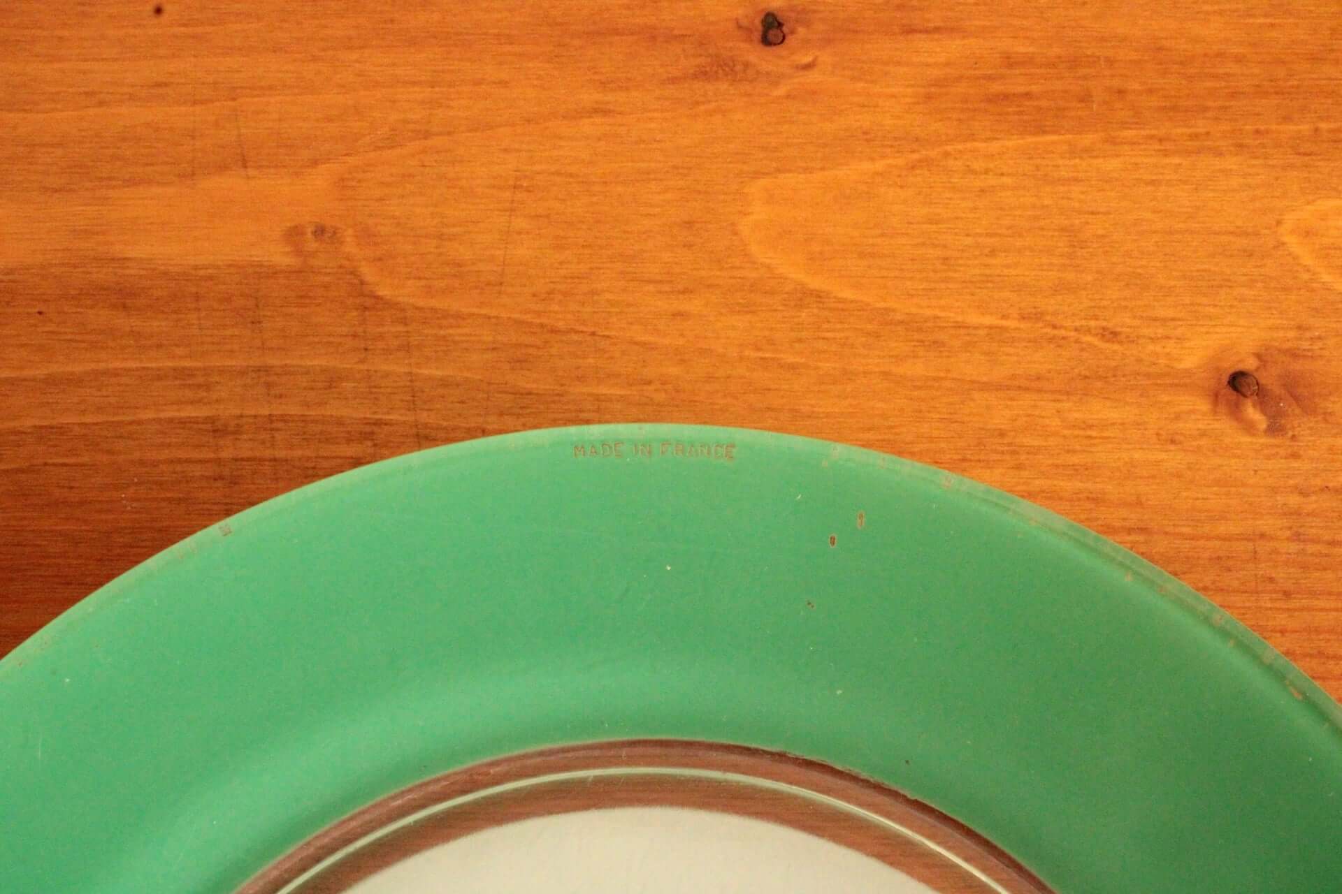 Vintage Assiettes plates Duralex colorées