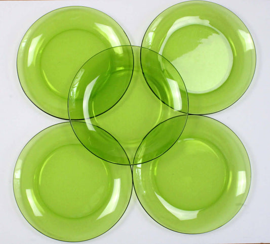Vintage Assiettes plates en verre Duralex vintage