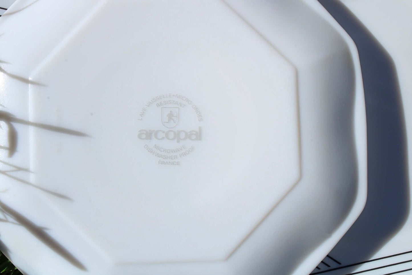 Vintage Assiettes plates Arcopal Octime années 80