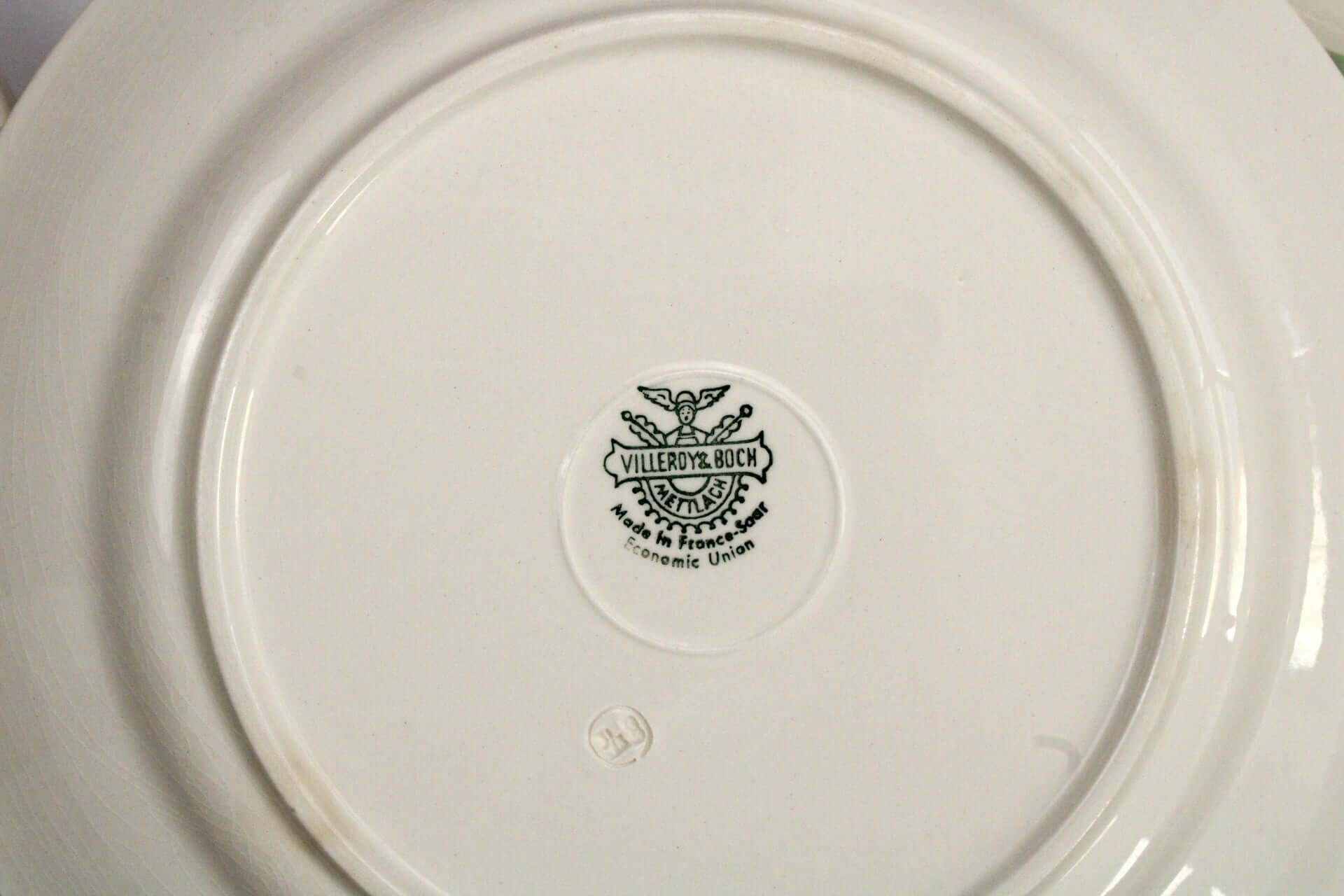 Vintage Assiettes plates Villeroy & Boch modèle Paris