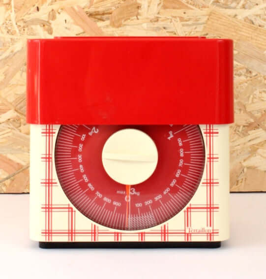 Balance Terraillon à carreaux vintage