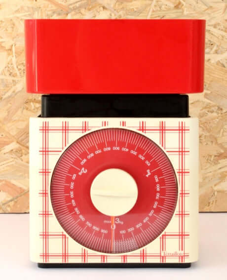 Balance Terraillon à carreaux vintage