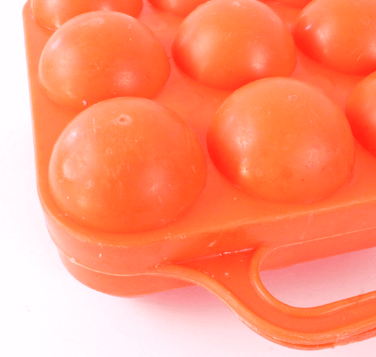 Boîte à Œufs – Plastique Vintage Orange Pop
