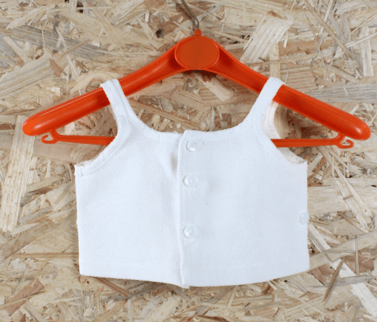 Brassière bébé vintage en coton Petit Bateau