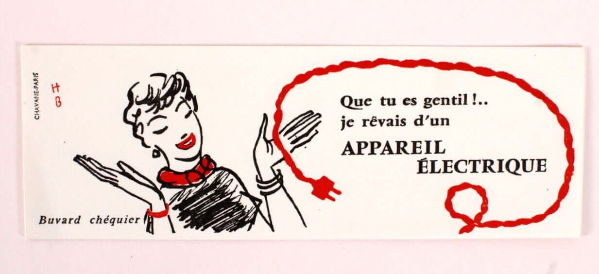 Buvard publicitaire vintage