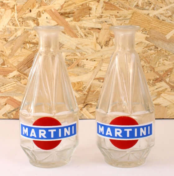 Carafes de bistrot Martini vintages