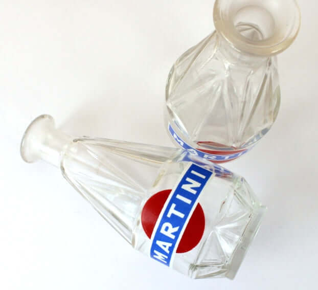 Carafes de bistrot Martini vintages