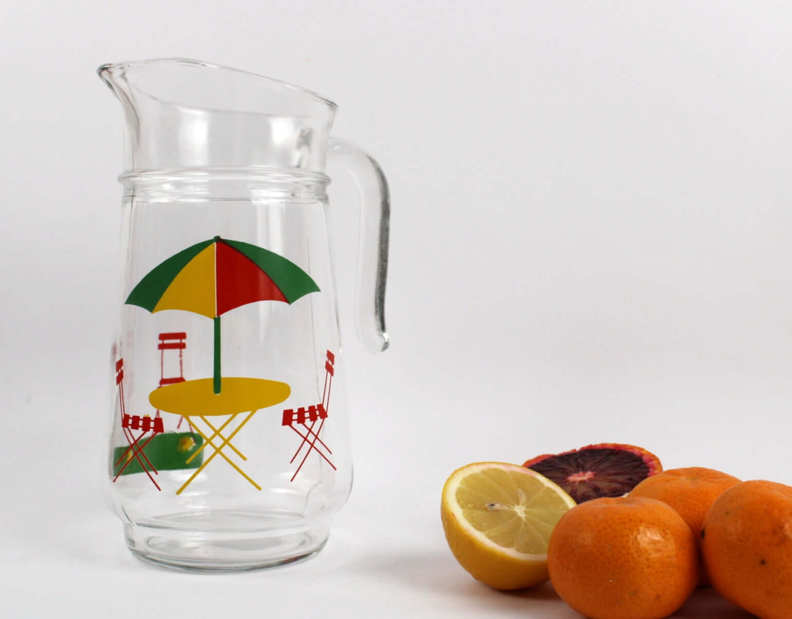 Vintage Carafe à eau motifs 80's