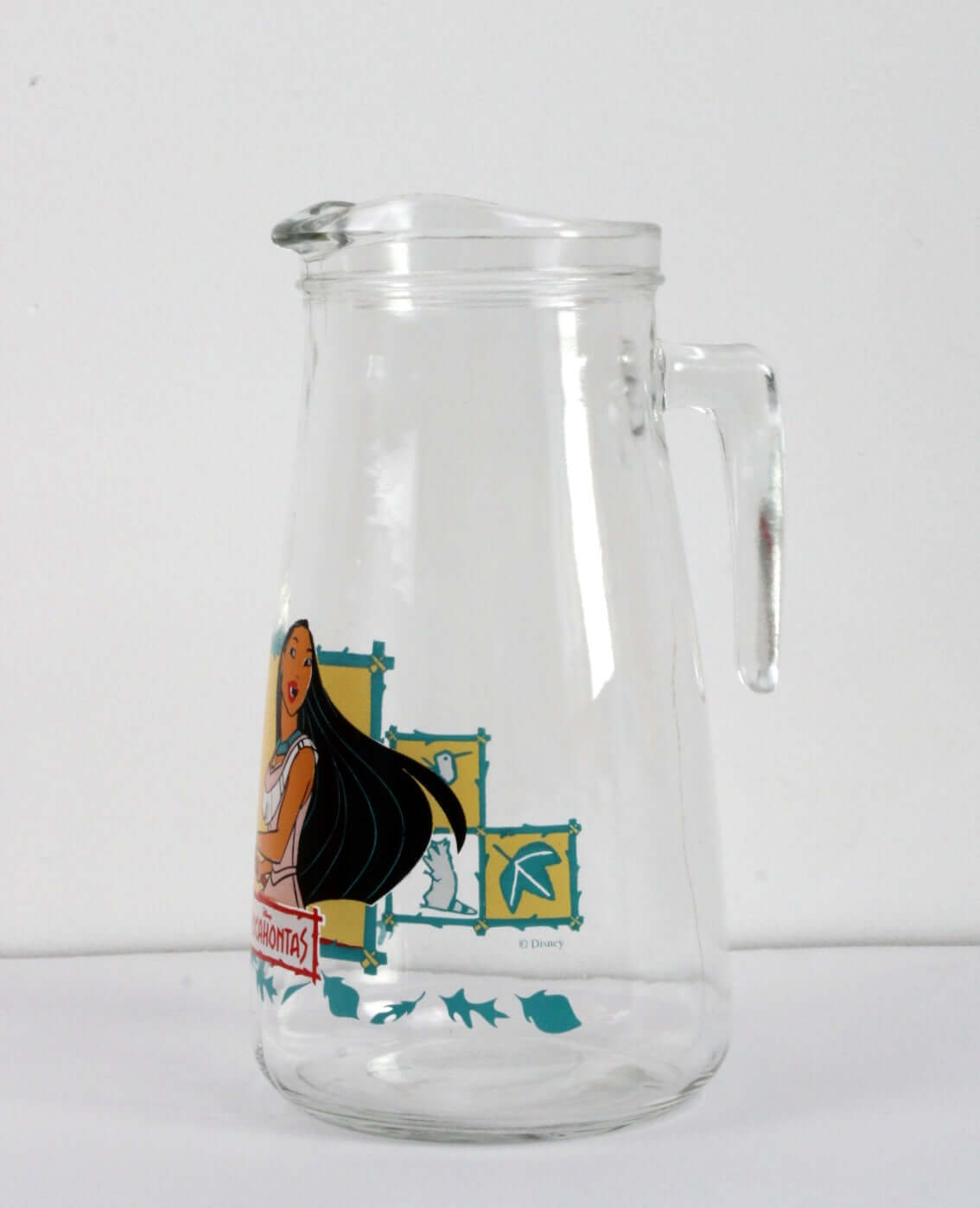 Vintage Grande carafe en verre Pocahontas