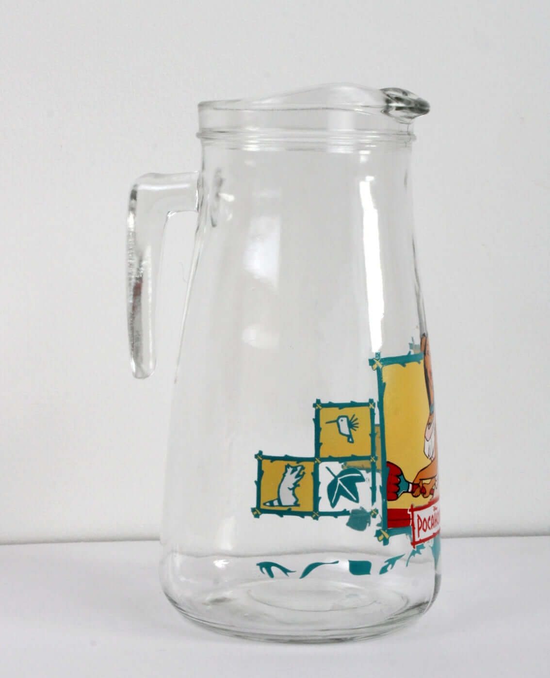 Vintage Grande carafe en verre Pocahontas