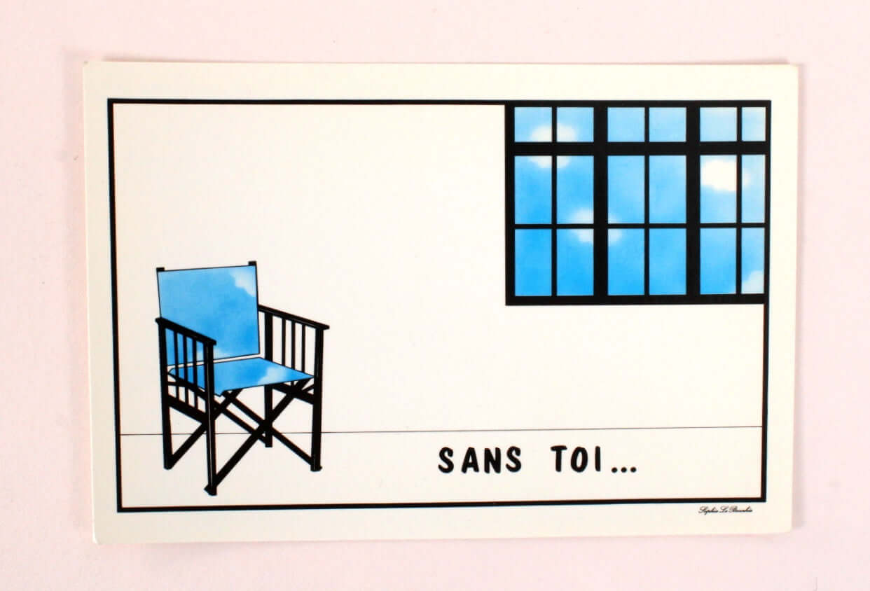 Cartes postales illustrées années 90