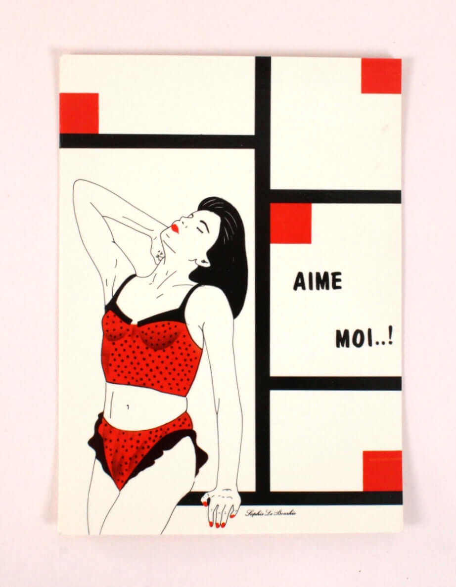 Cartes postales illustrées années 90