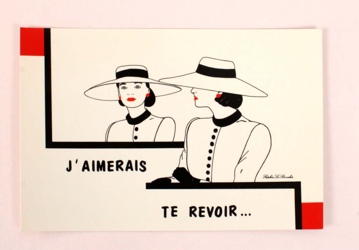 Cartes postales illustrées années 90