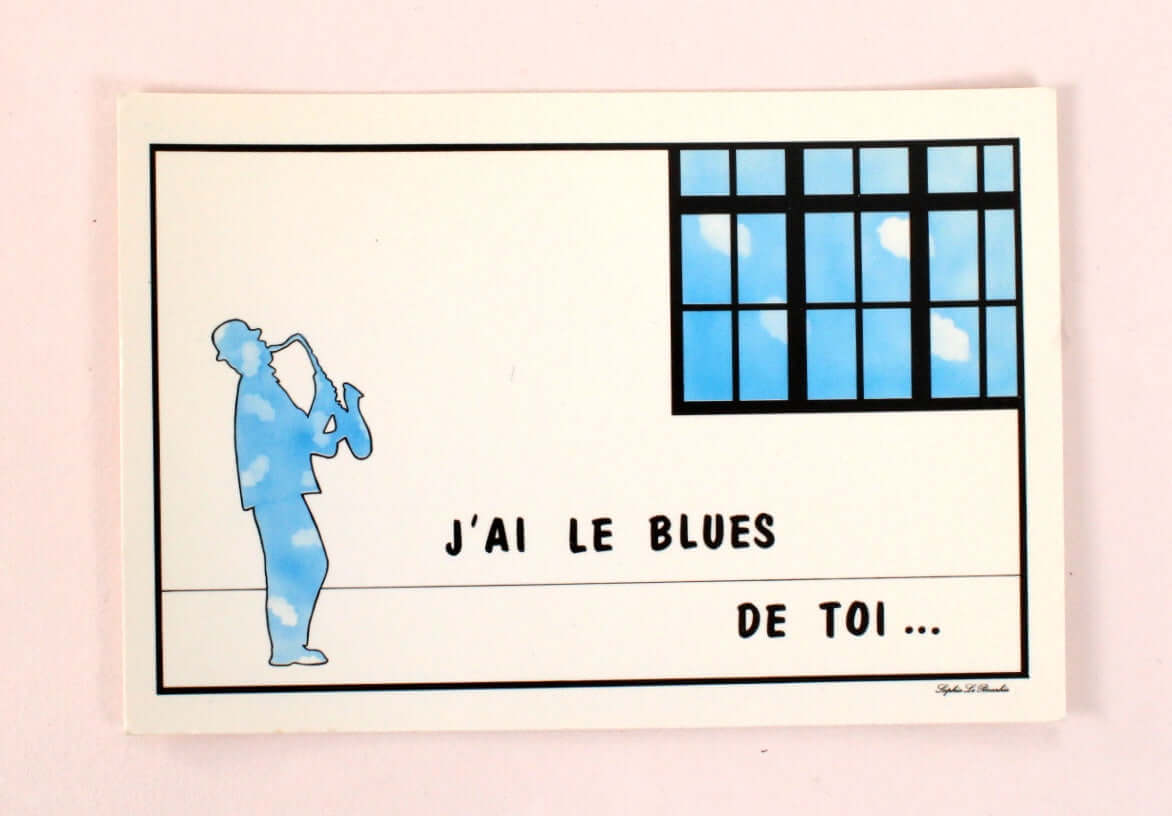 Cartes postales illustrées années 90