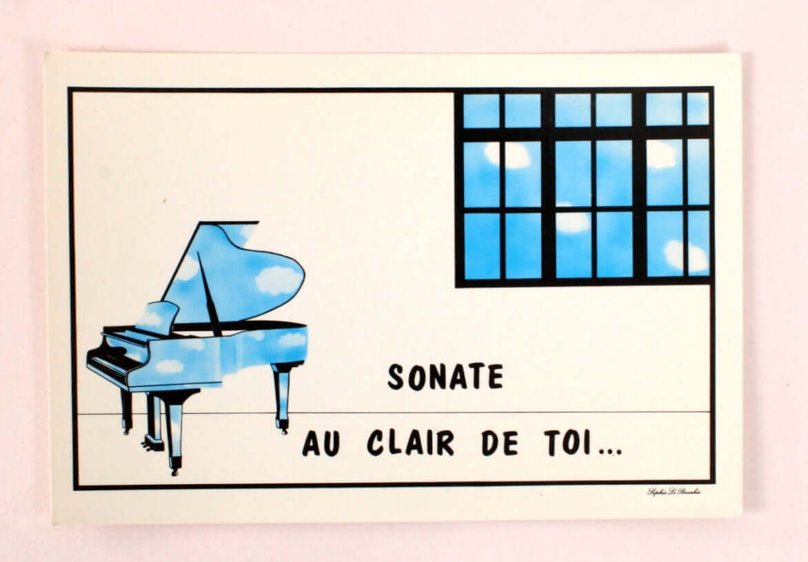 Cartes postales illustrées années 90