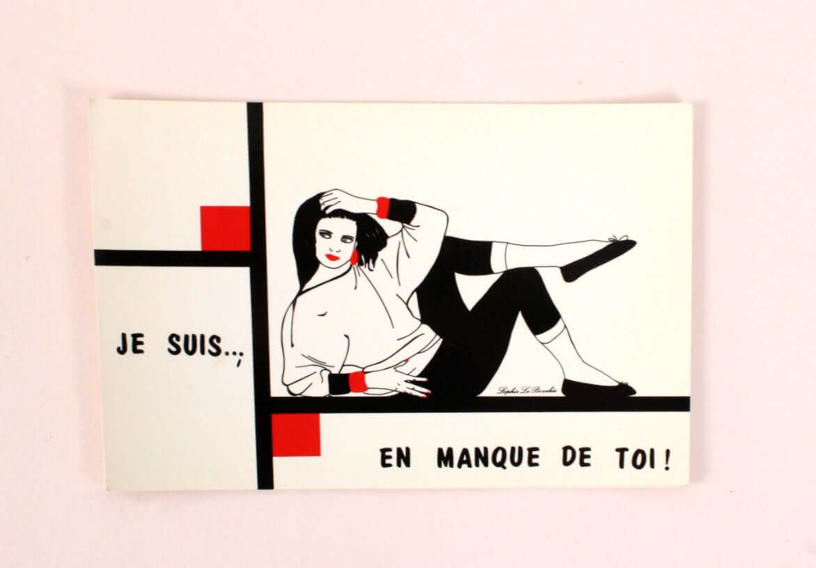 Cartes postales illustrées années 90