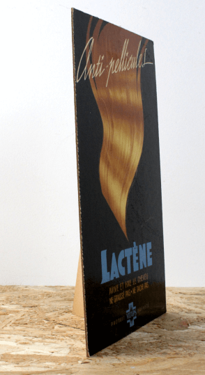 Carton publicitaire vintage Lactène