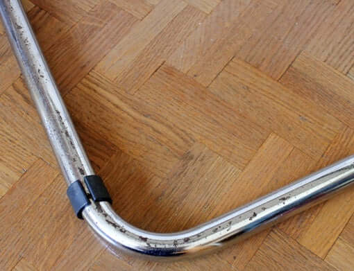 Chaise B32 bois laqué noir et cannage d'après Marcel Breuer