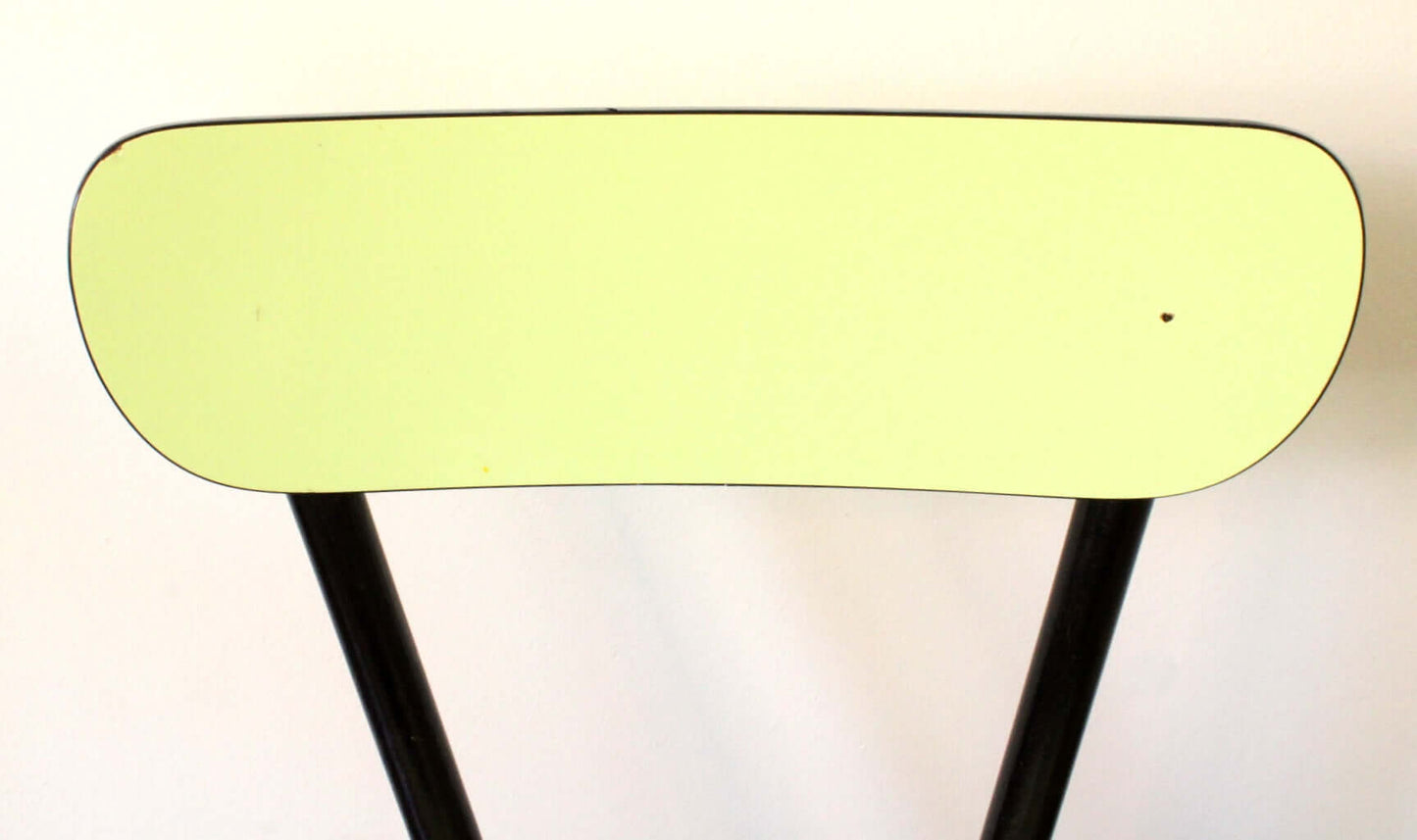 Chaise en formica vert d'eau