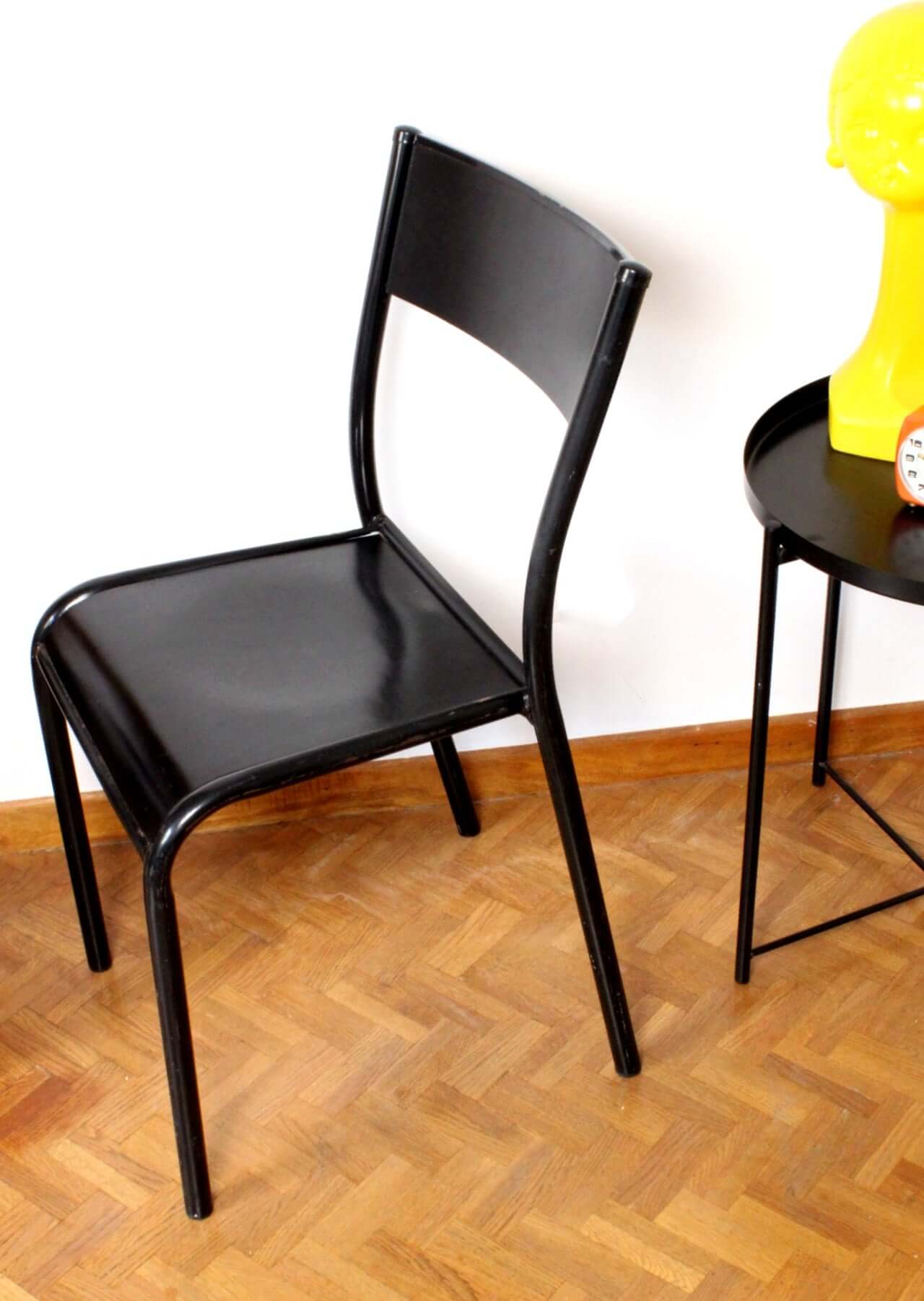 Chaise d'écolier Mullca 510 noire mat