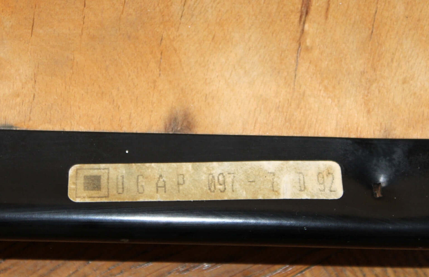 Chaise d'écolier Mullca 510 noire mat