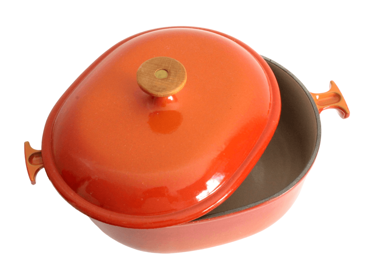 Vintage Cocotte en fonte ovale Le Creuset n°25