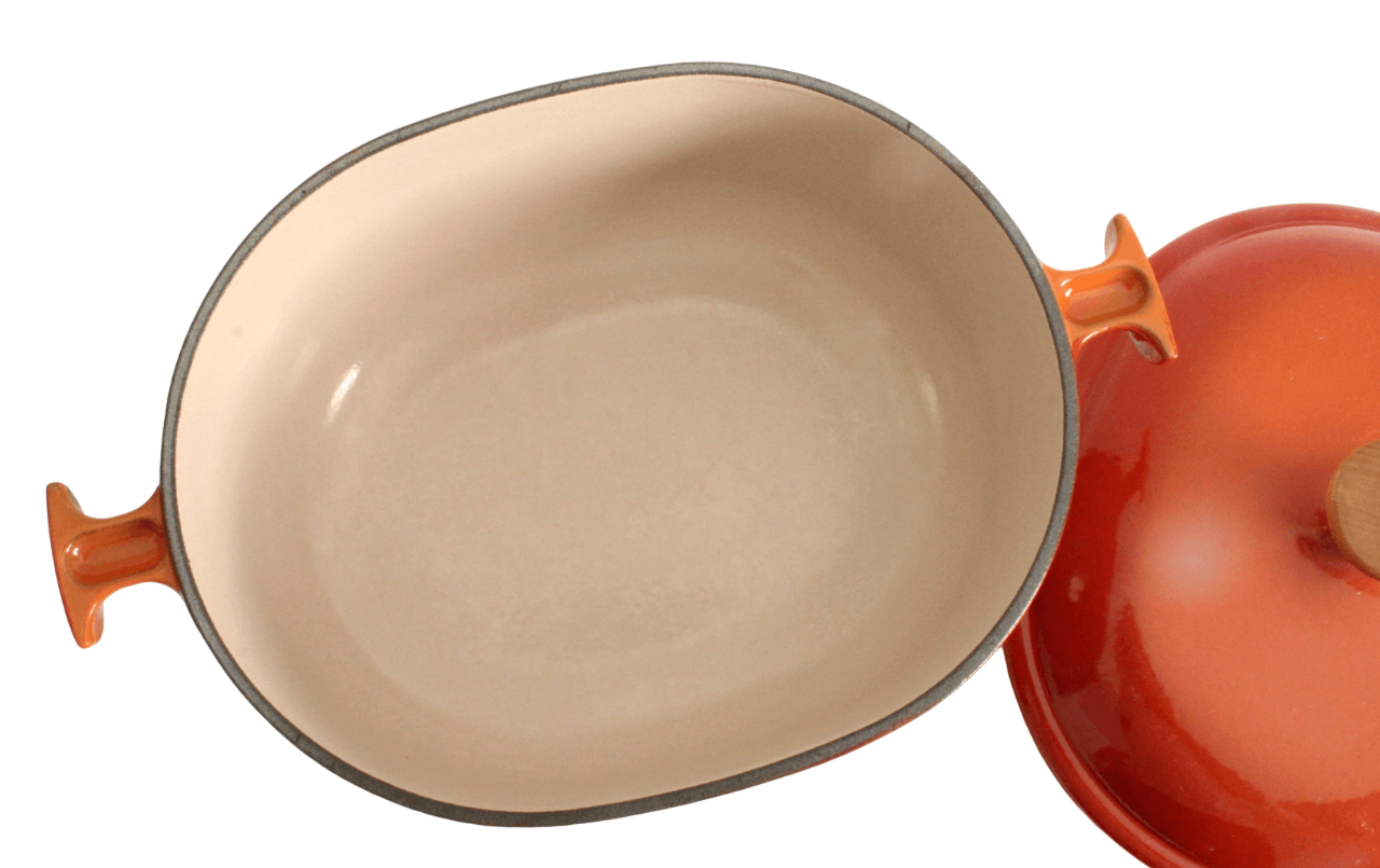 Vintage Cocotte en fonte ovale Le Creuset n°25
