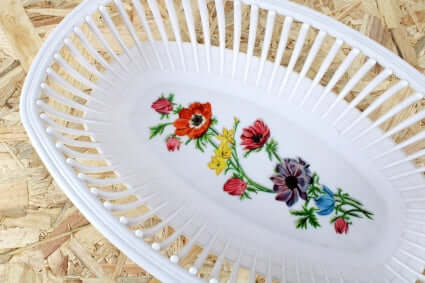 Corbeille en plastique vintage Syla