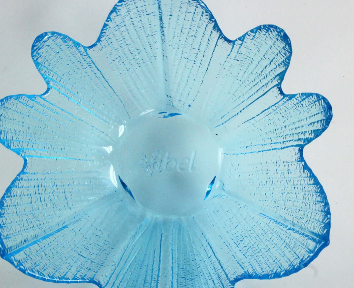 Vintage Coupelles en verre fleurs Afibel