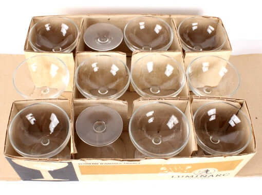 Coupes à champagne Luminarc vintages