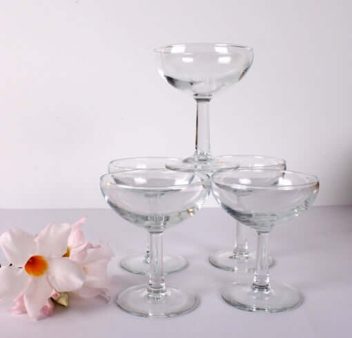 Coupes à champagne Luminarc vintages