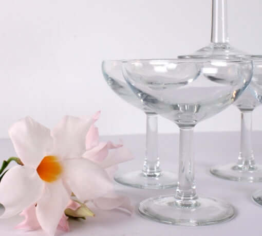 Coupes à champagne Luminarc vintages