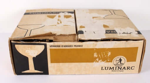 Coupes à champagne Luminarc vintages