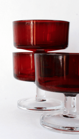 Coupes à champagne vintages Luminarc Suède