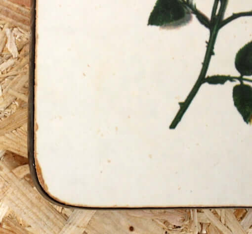 Dessous de plat en Formica motif floral