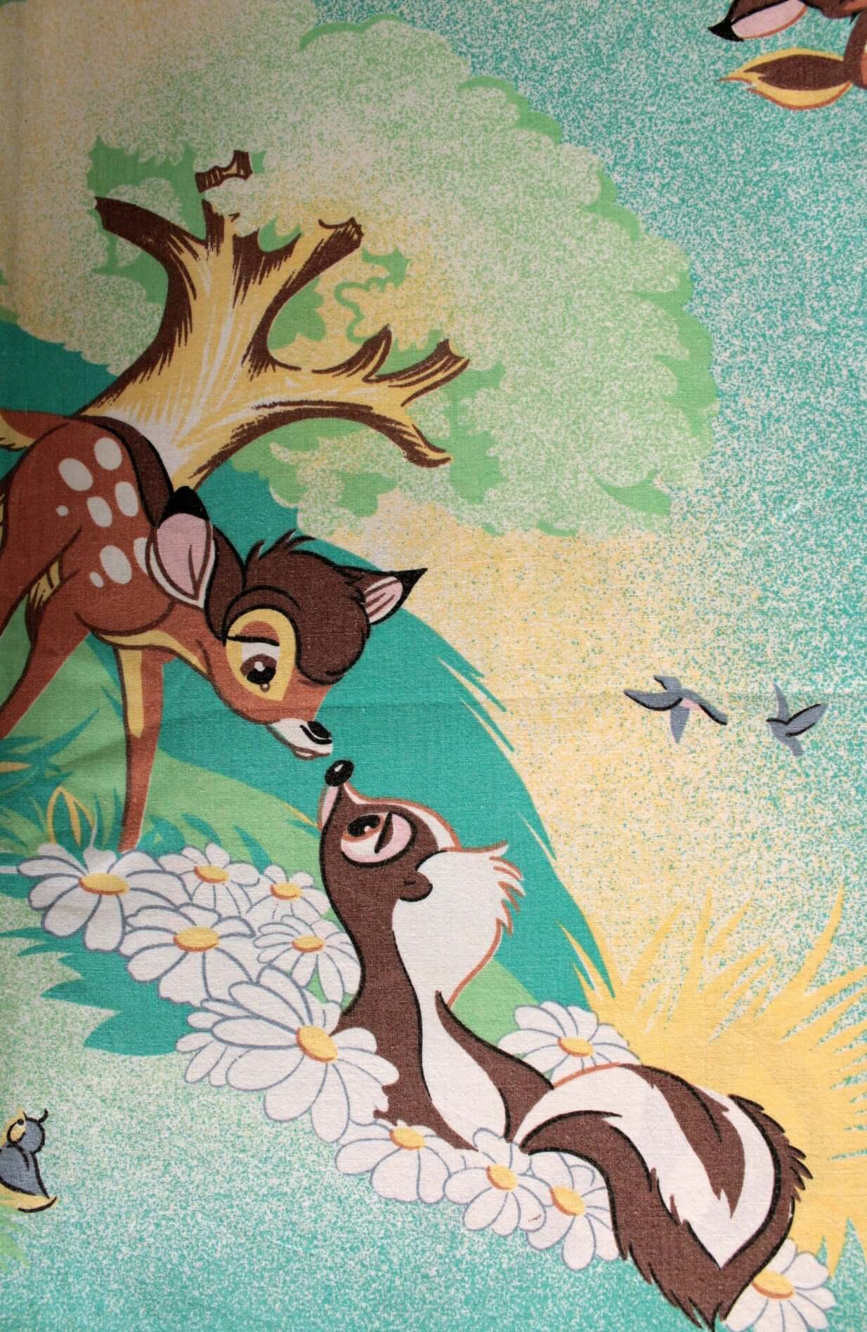 Vintage Drap plat Bambi Disney