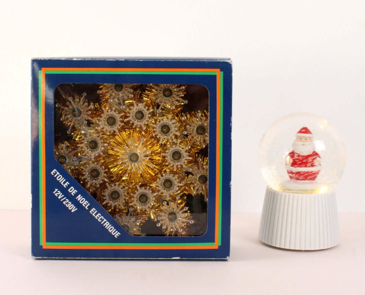 Étoile de Noël électrique vintage