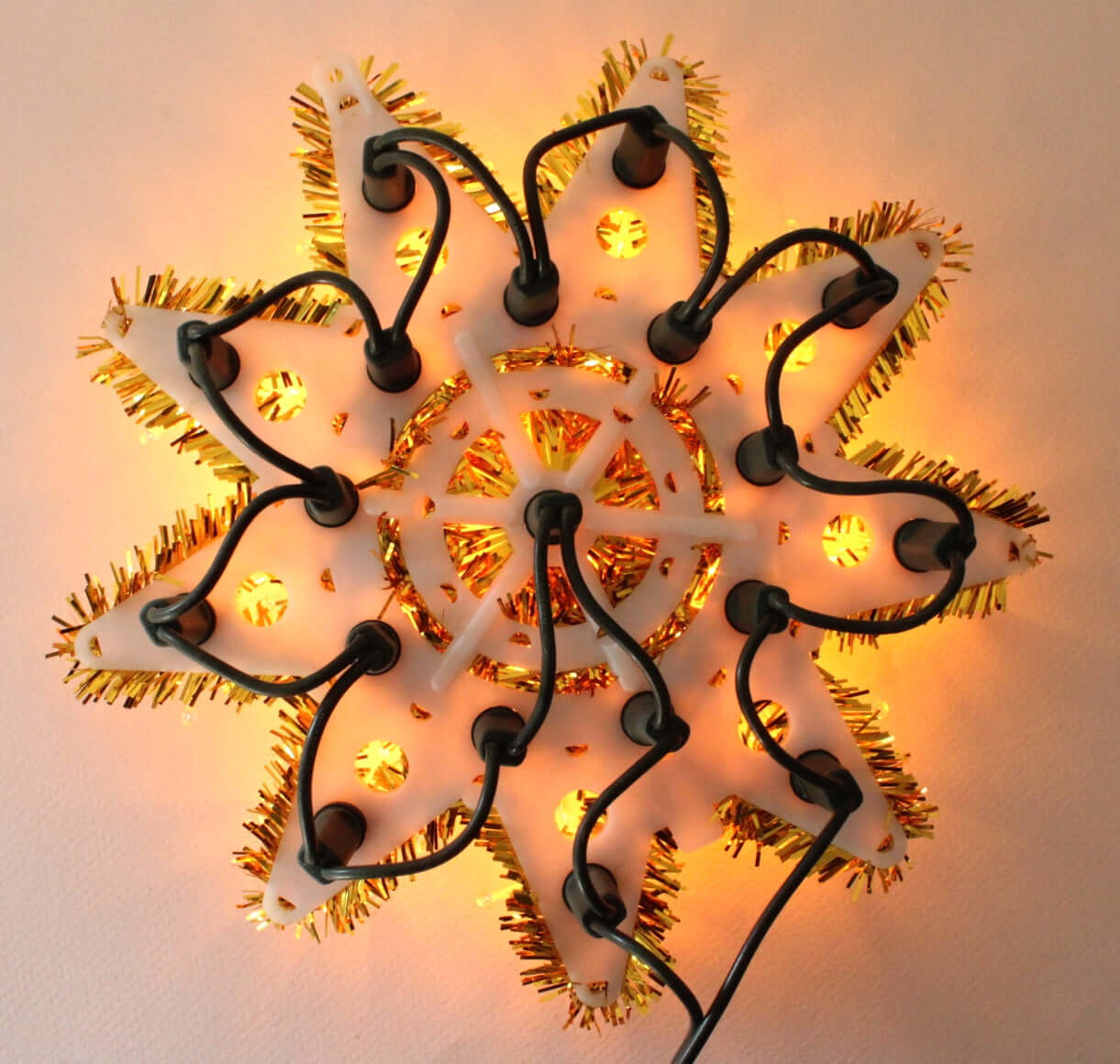 Étoile de Noël électrique vintage