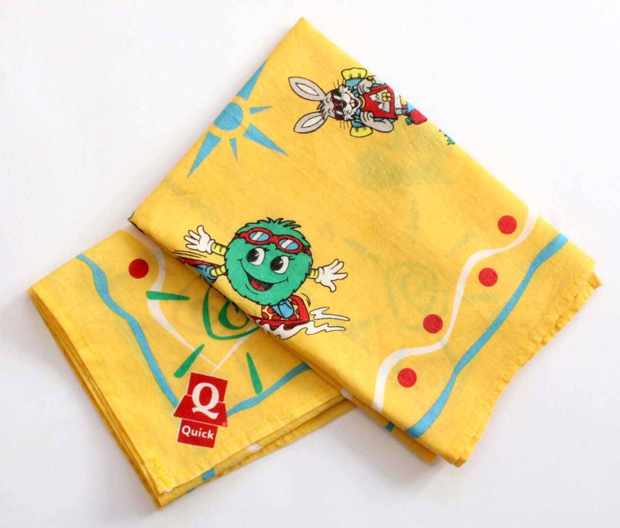 Foulard publicitaire Quick années 90