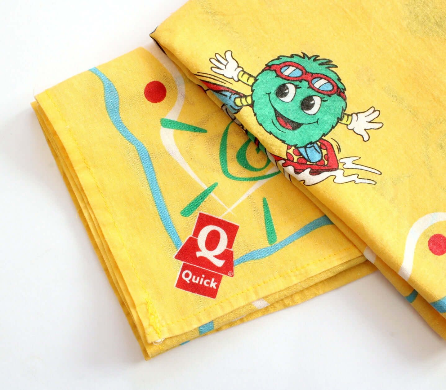 Foulard publicitaire Quick années 90