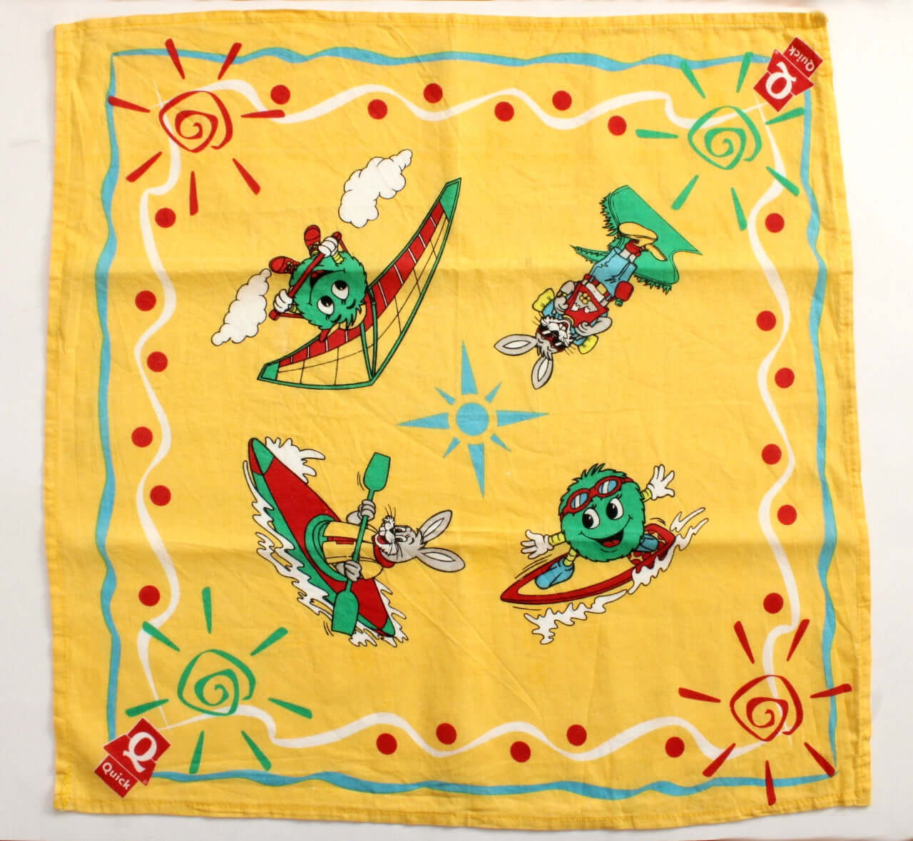 Foulard publicitaire Quick années 90