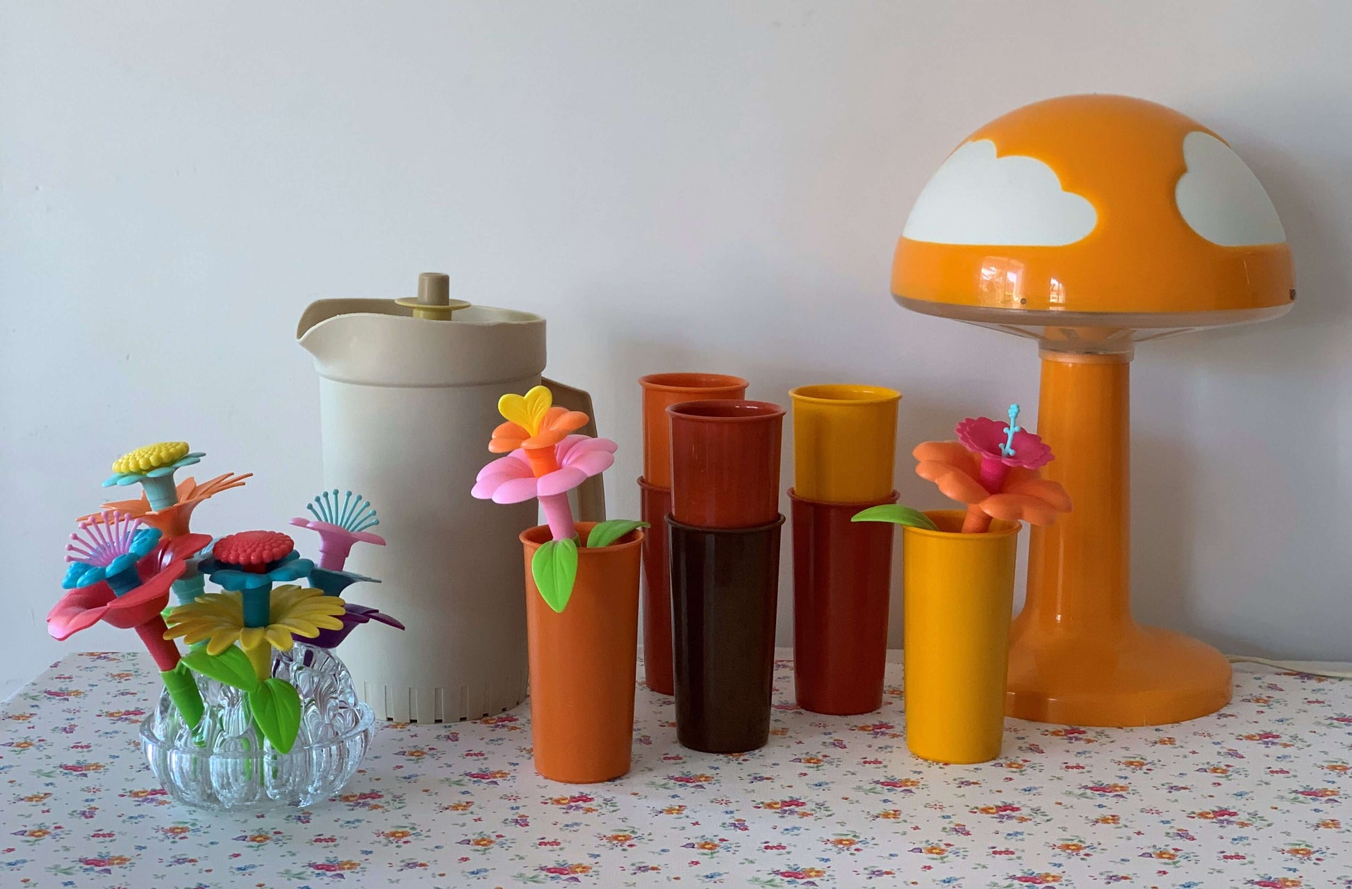 Vintage Gobelets en plastique Tupperware