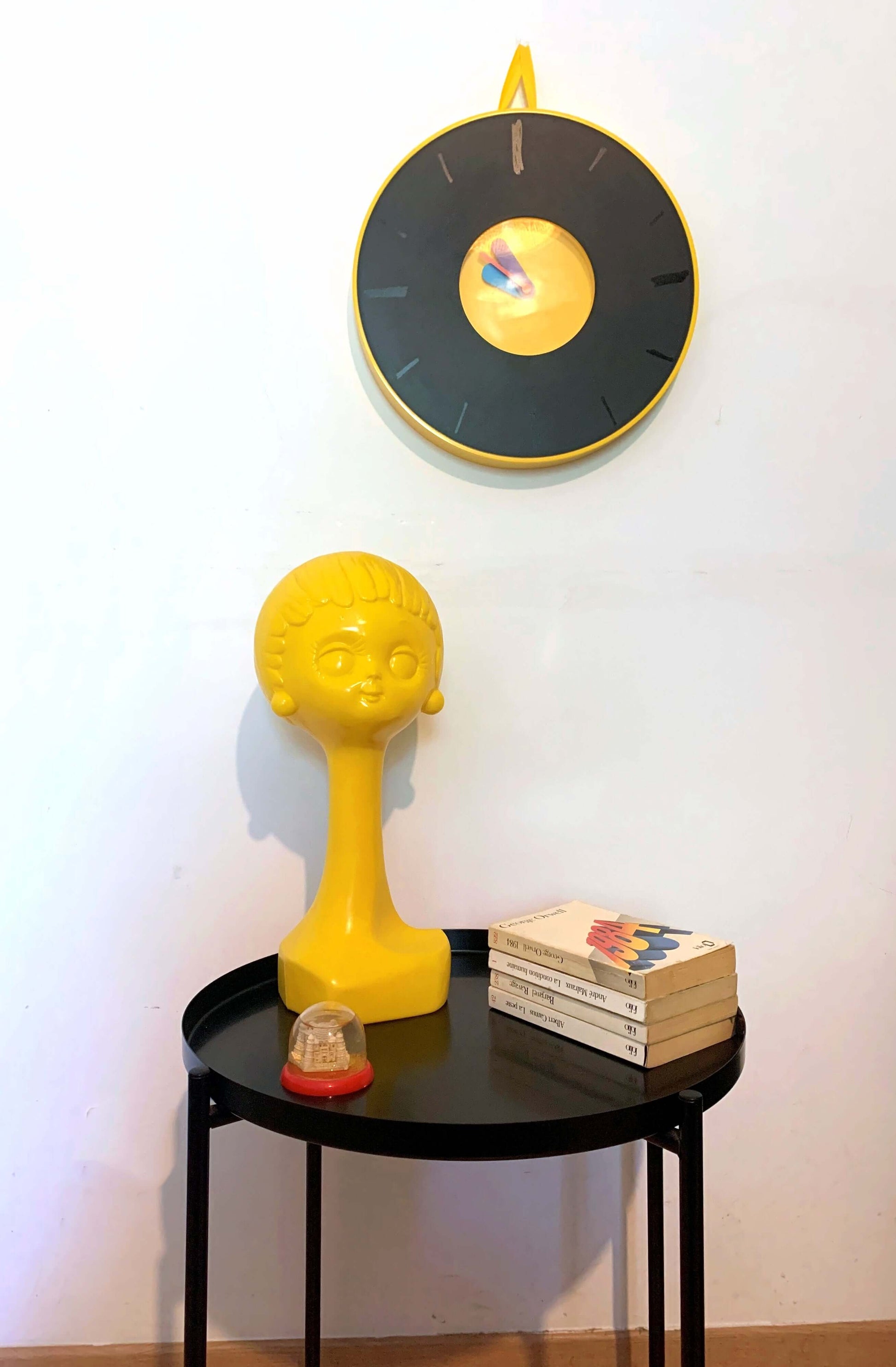 Horloge murale style Memphis Ikea Pladdra