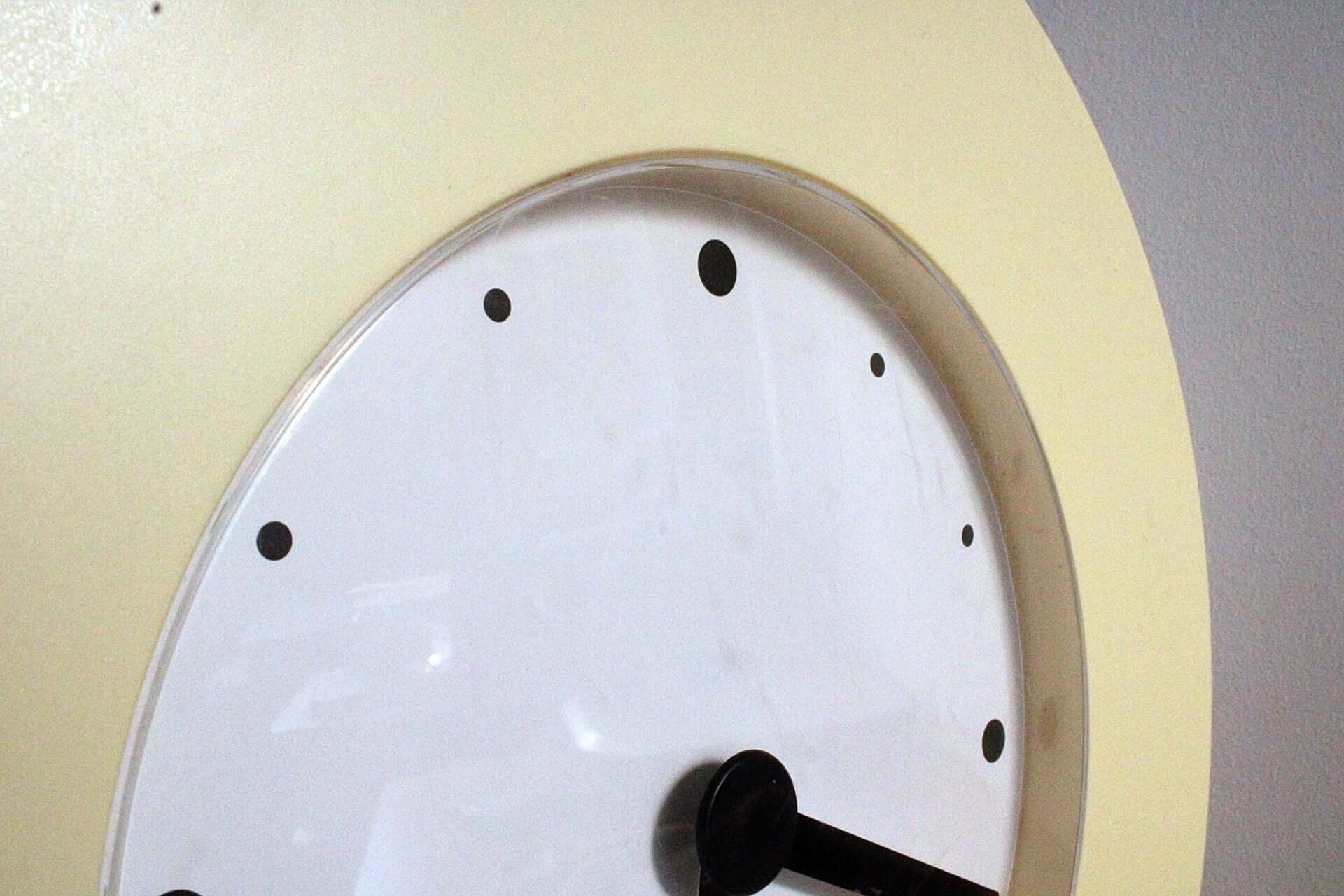 Vintage Horloge murale blanche IKEA Tajma
