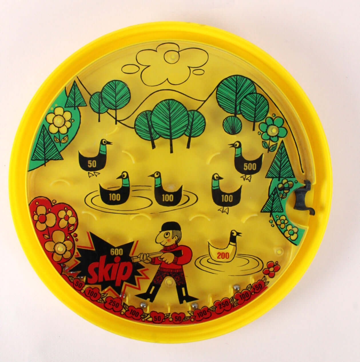 Flipper publicitaire Skip vintage