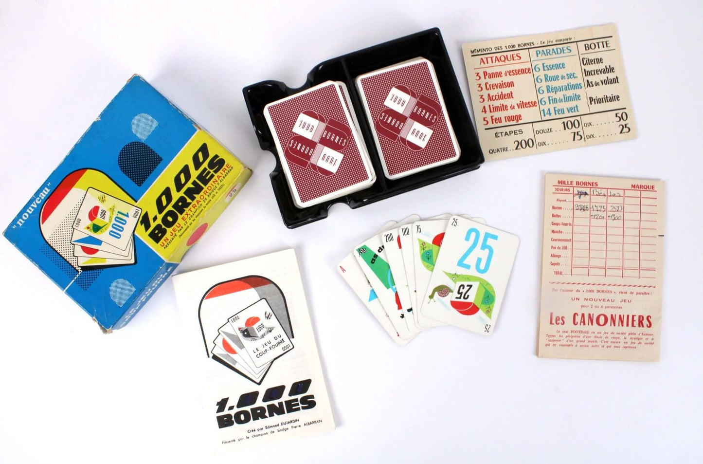 Vintage Jeu Mille bornes 1960 complet