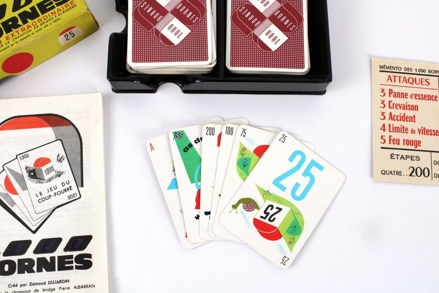 Vintage Jeu Mille bornes 1960 complet